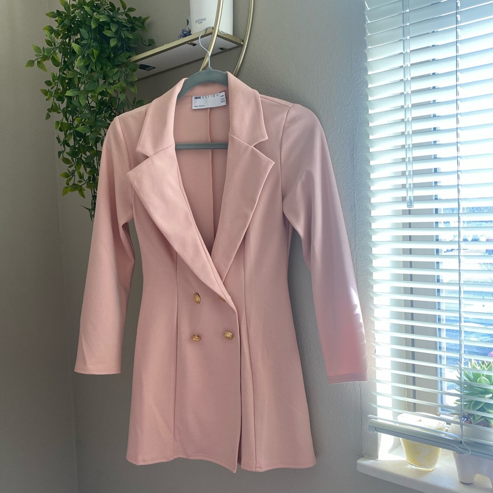 ASOS Pink Blazer Dress